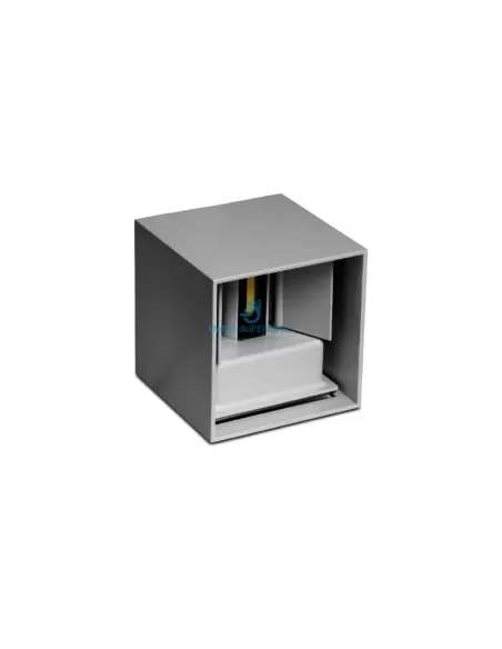 Cubo wall light 12W double emission 3000K white IP65
